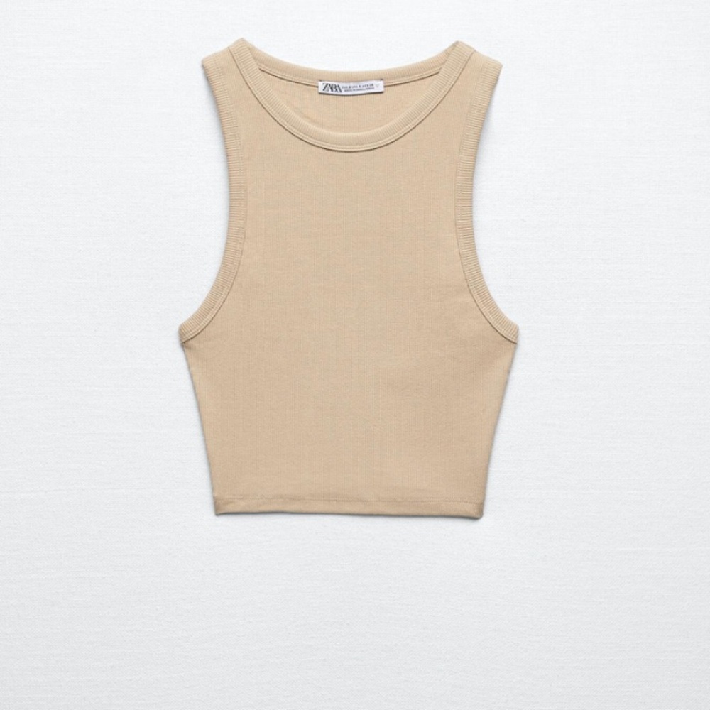 Zara ribbed tank